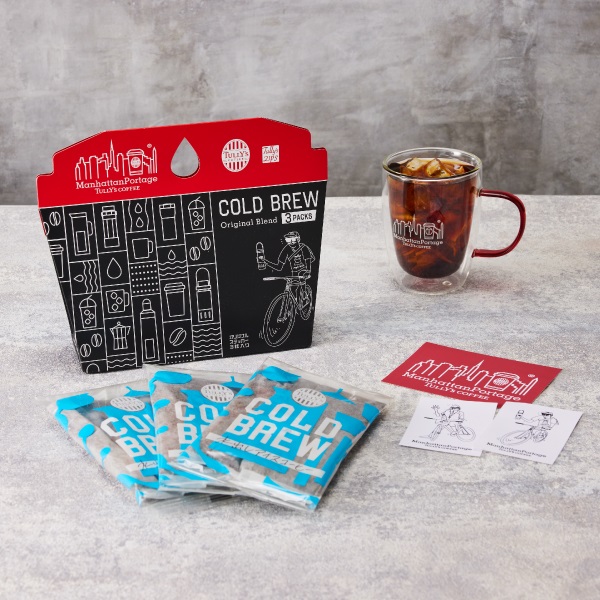 タリーズコーヒー × マンハッタンポーテージ タリーズジップス コールドブリューコーヒー オリジナルブレンド スペシャルBOX （ジップス3袋＋ステッカー3枚入）